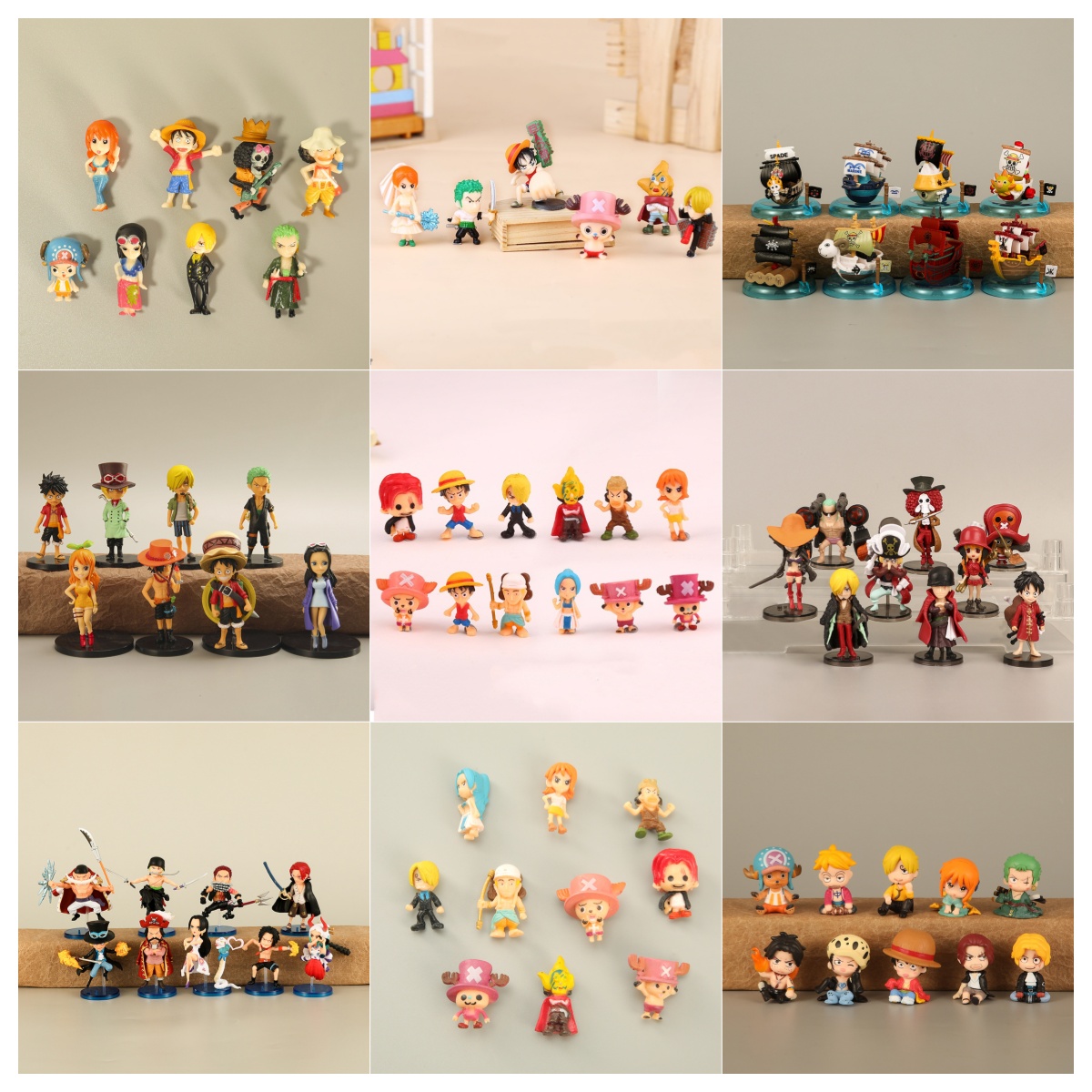 Model Kit Chopper - 6-12 sztuk/zestaw One Piece Monkey D.