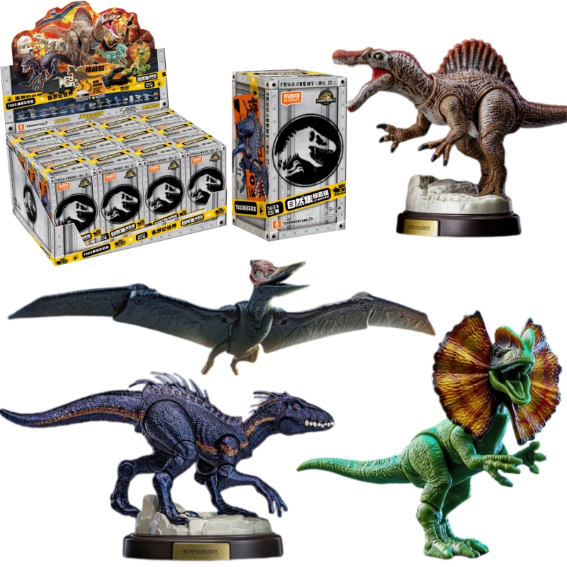 Model Kit Action Figure - BLOKEES Oryginalny Jurassic World V02 V03