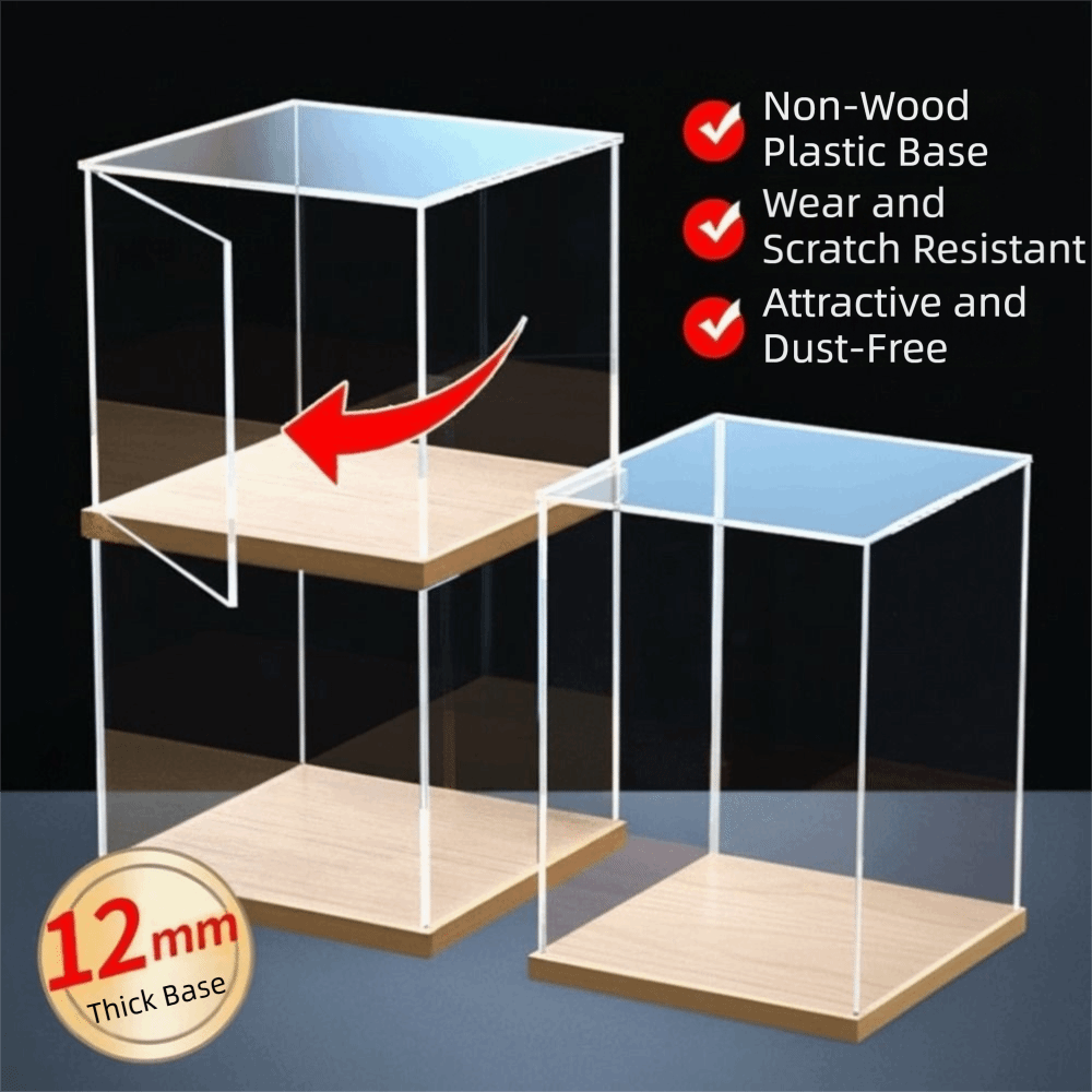 Model Kit Display Case - Przezroczysta akrylowa gablota ekspozycyjna, montaż bez