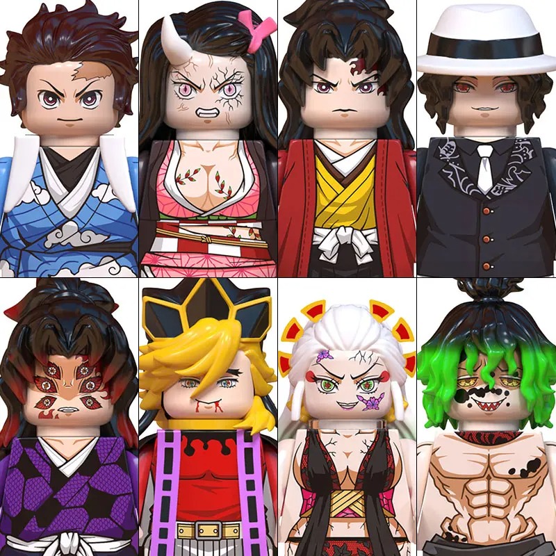 Minifigurki Demon Slayer z klo – Model Kit Action Figure recenzja i cena