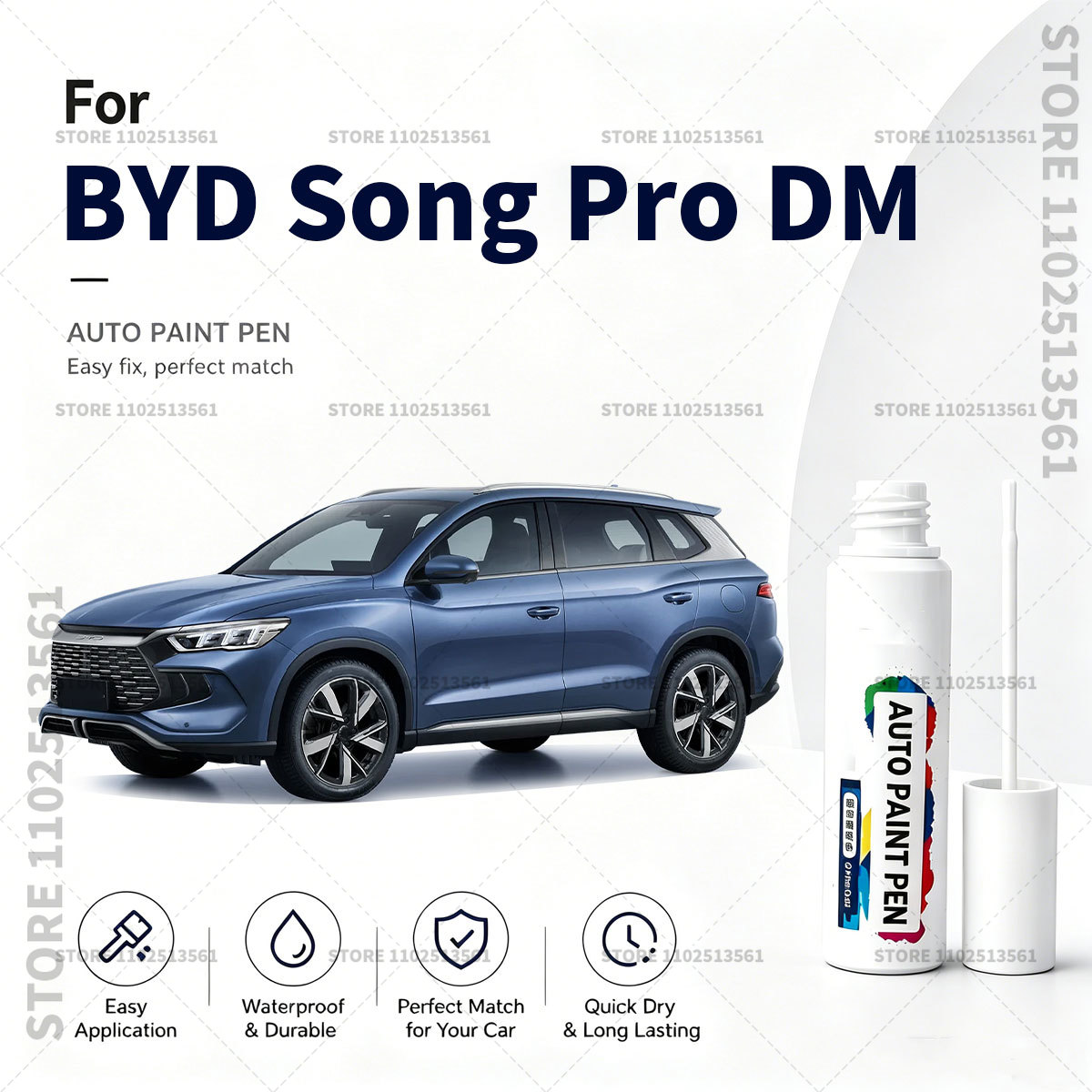 Dla BYD Song Pro DM Biały Pisa – Paint Model Kit recenzja i cena