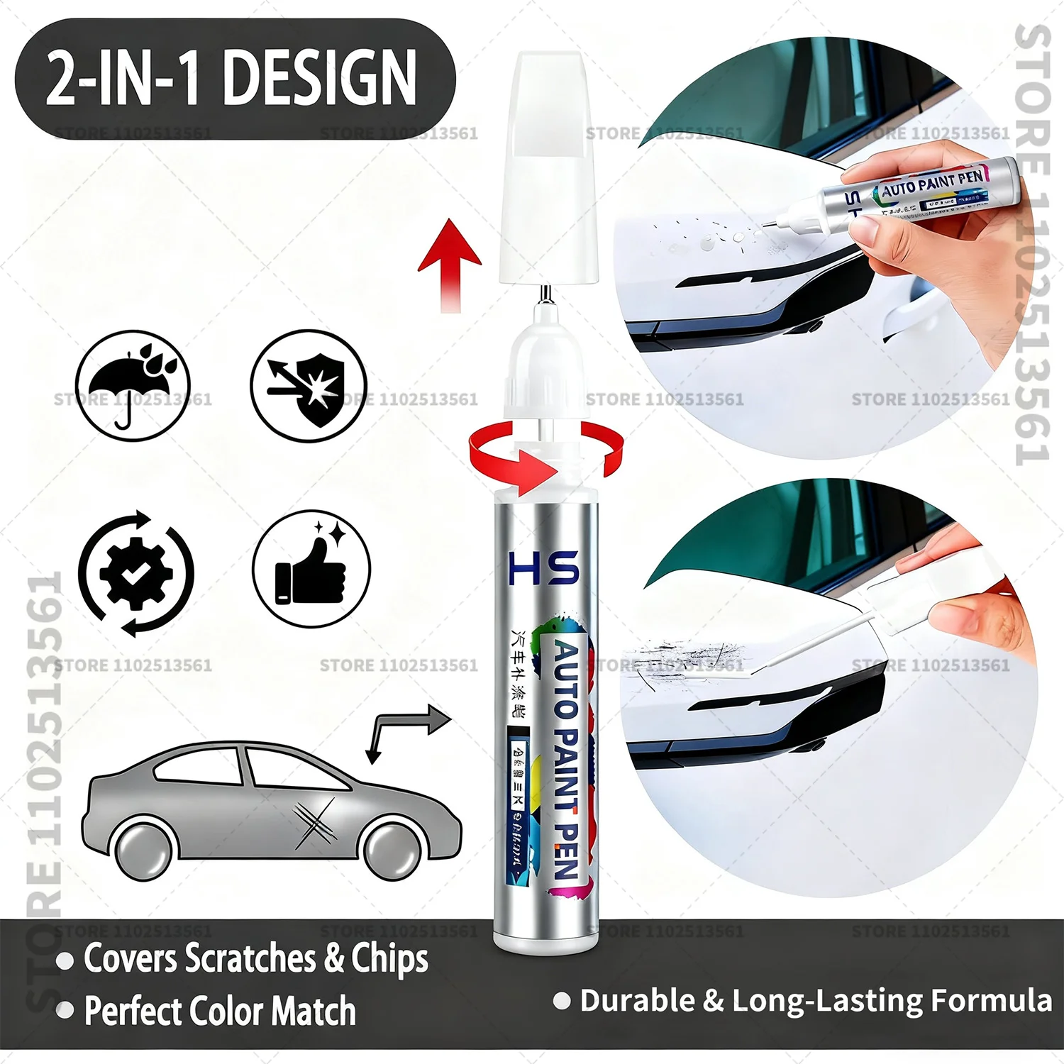 Pisak do naprawy lakieru samoc – Paint Model Kit recenzja i cena