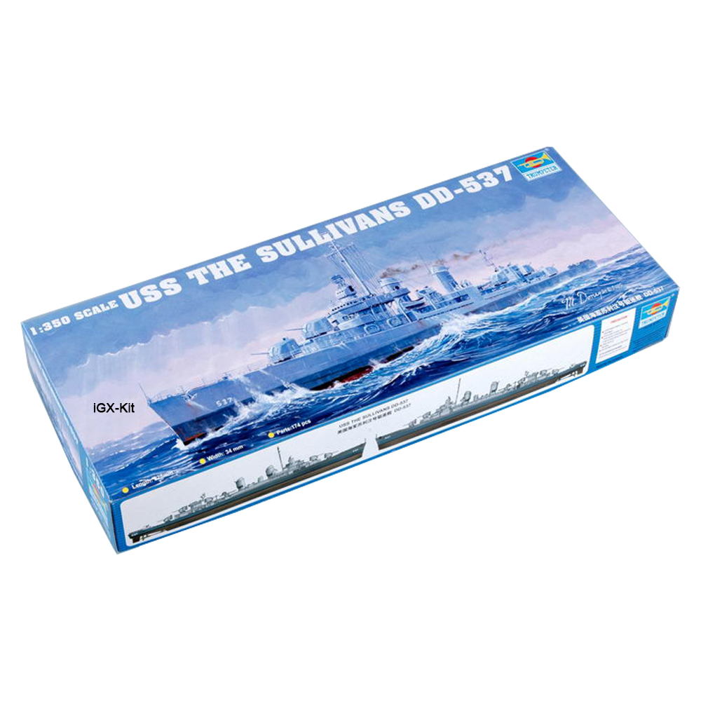 Trumpeter 05304 Skala 1/350 US – Model Kit Uss Iowa recenzja i cena