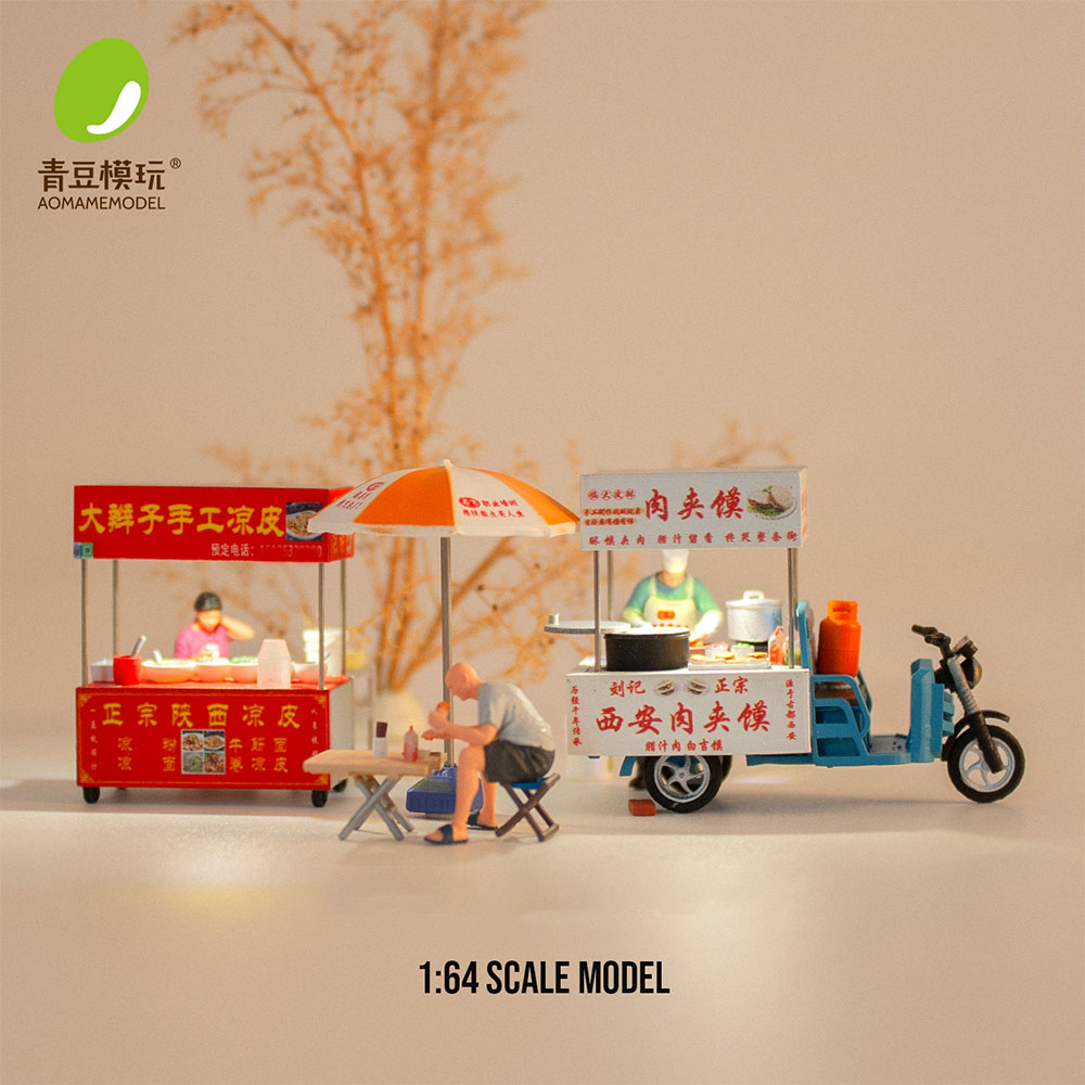 1/64 Model nocnego targu - Pre – Model Kit Diorama recenzja i cena