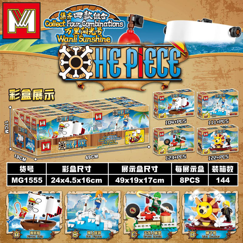 4w1 One Piece THOUSAND SUNNY M – Model Kit Thousand Sunny recenzja i cena